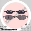 Zimmermann Brake Pad Set, 21484.205.1 21484.205.1